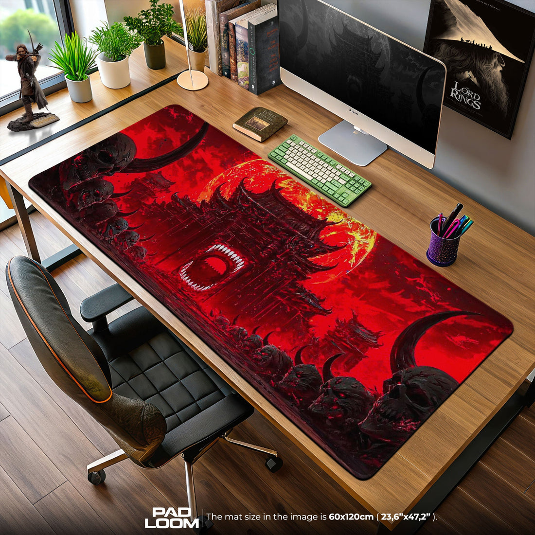 Sukuna Mouse Pad - King of Curses Anime Desk Mat Padloom