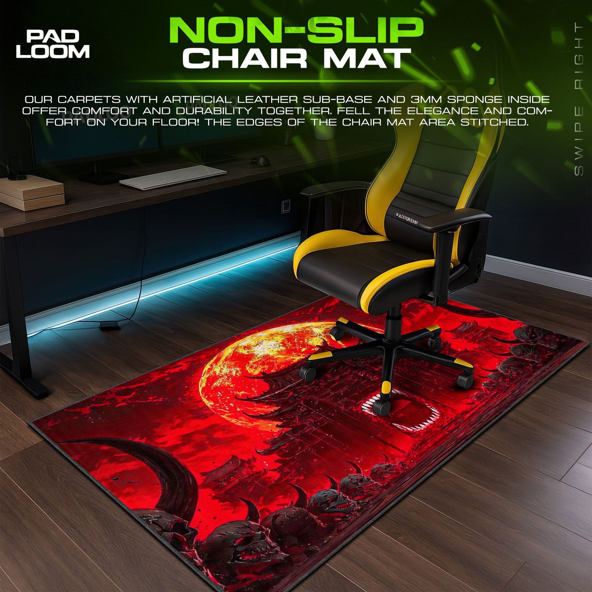 Sukuna Mouse Pad - King of Curses Anime Desk Mat Padloom