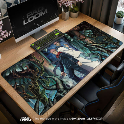Jujutsu Kaisen Mouse Pad - Dual Soul Anime Desk Mat