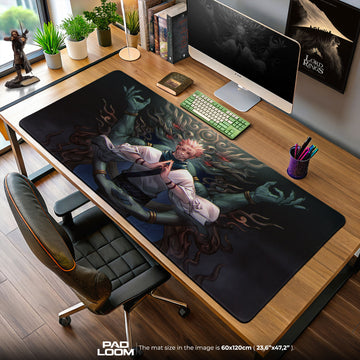 Jujutsu Kaisen Sukuna Curse Power Mouse Pad, Anime Desk Mat