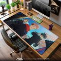 Jujutsu Kaisen Trio Mouse Pad, Anime School Scene Desk Mat Padloom