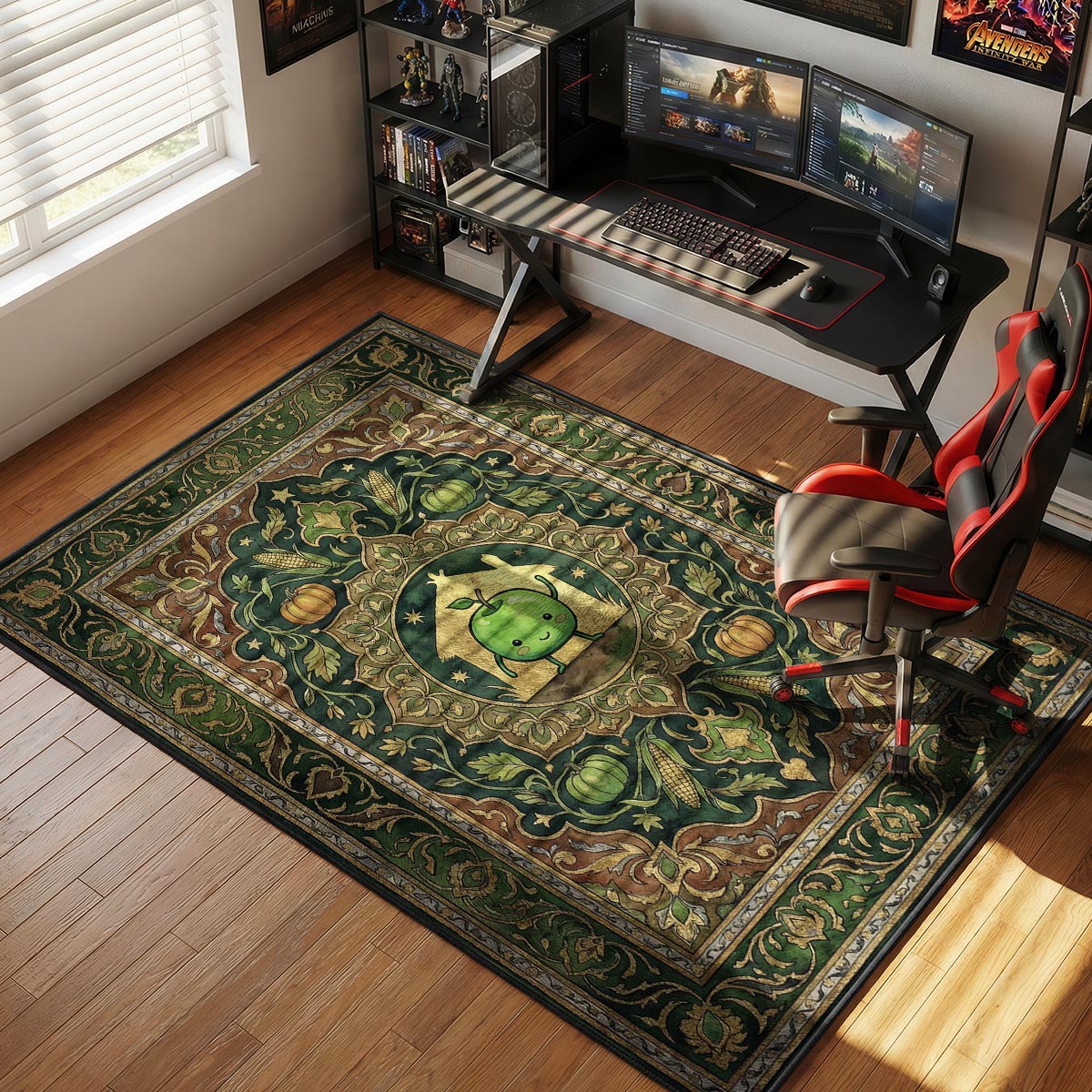Junimo Harvest Persian Stardew Valley Chair rug — main product view