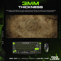 Jurassic Park – Fossil Emblem Mouse Pad, Cartoon Gamer Desk Mat Padloom