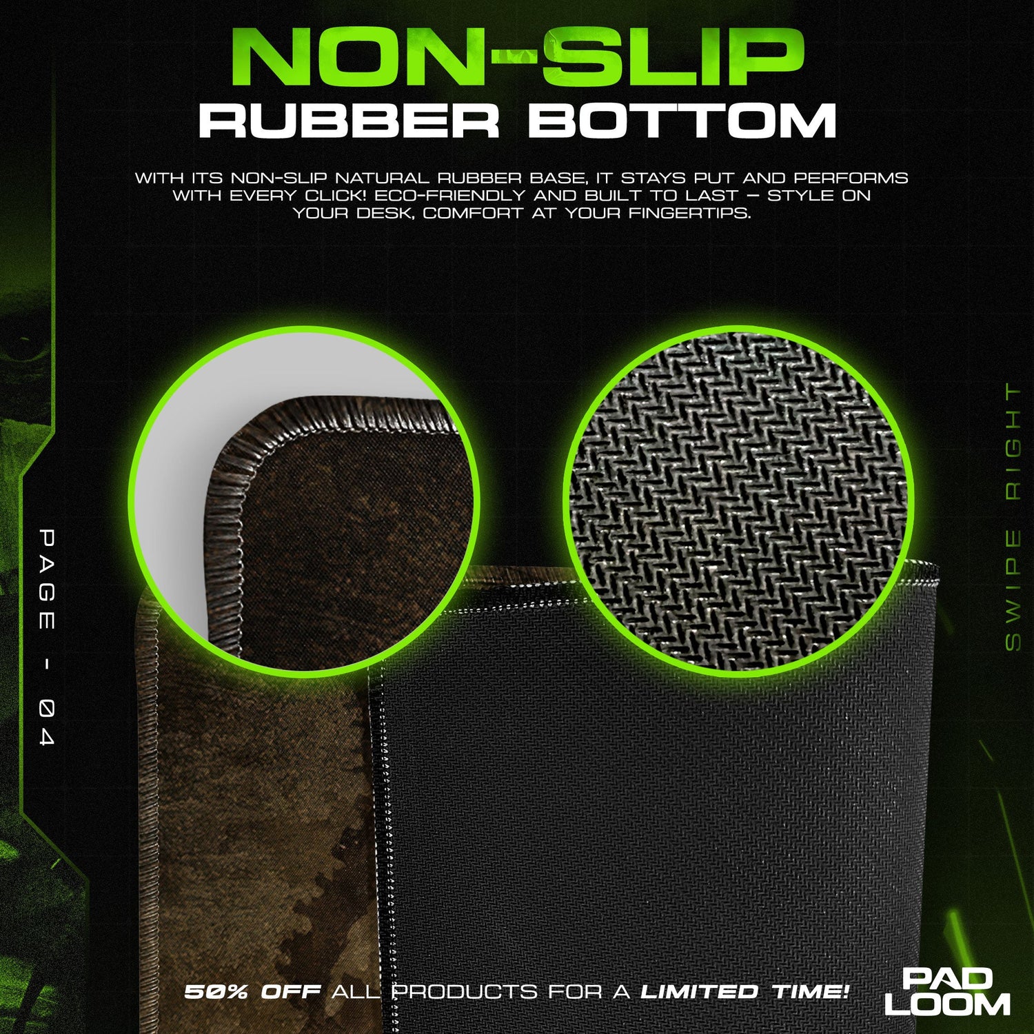 Jurassic Park – Fossil Emblem Mouse Pad, Cartoon Gamer Desk Mat Padloom