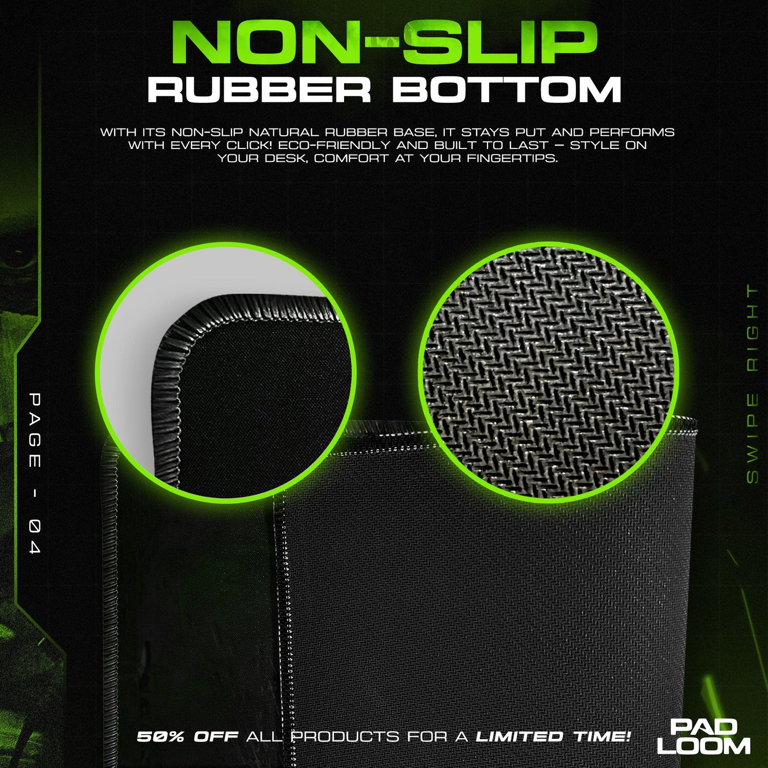 Jurassic Park – Weathered Logo Mouse Pad, Cartoon Gamer Desk Mat Padloom
