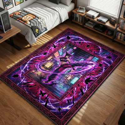 Juri Han Spinnenkick Teppich - Street Fighter Stuhlunterlage