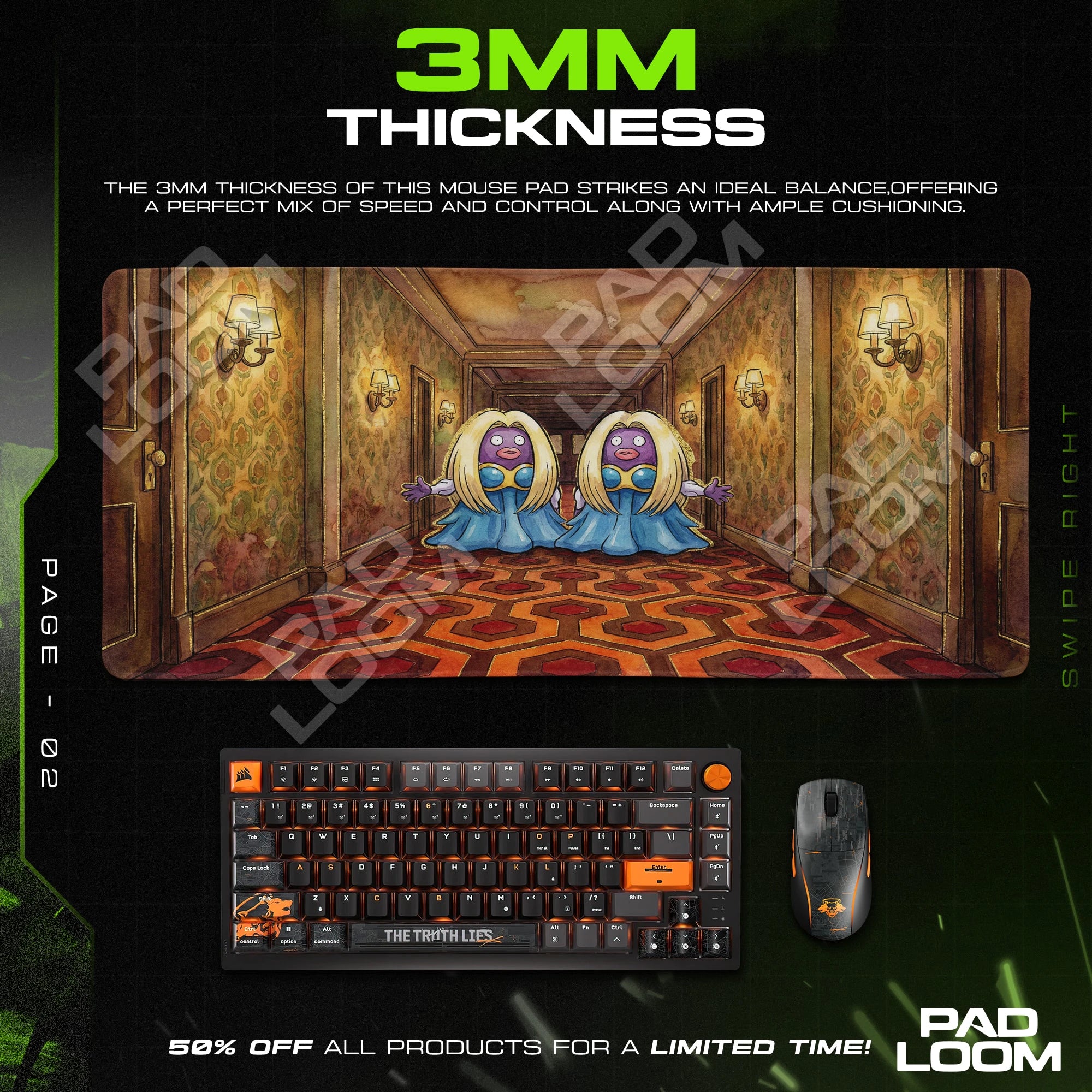 Jynx Twins Hallway Mouse Pad - Pokemon Desk Mat