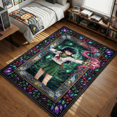 Kagome Higurashi Sacred Arrow Rug - Inuyasha Chair Mat