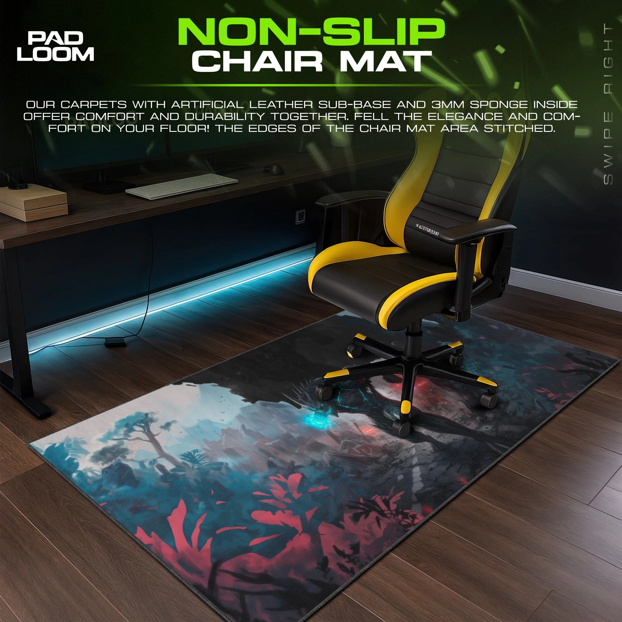 Kaiju No. 8 Azure Charge Mouse Pad - Anime Desk Mat