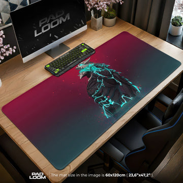 Kaiju No. 8 Crimson Veil Mouse Pad - Anime Desk Mat