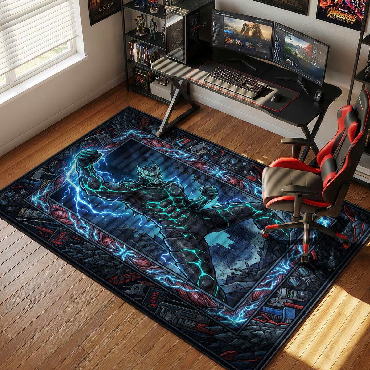 Kafka Hibino themed area rug for Kaiju fans