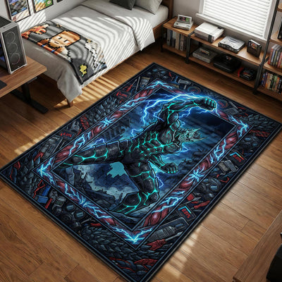 Kafka Hibino Kaiju Rising Fist Rug - Kaiju No. 8 Chair Mat