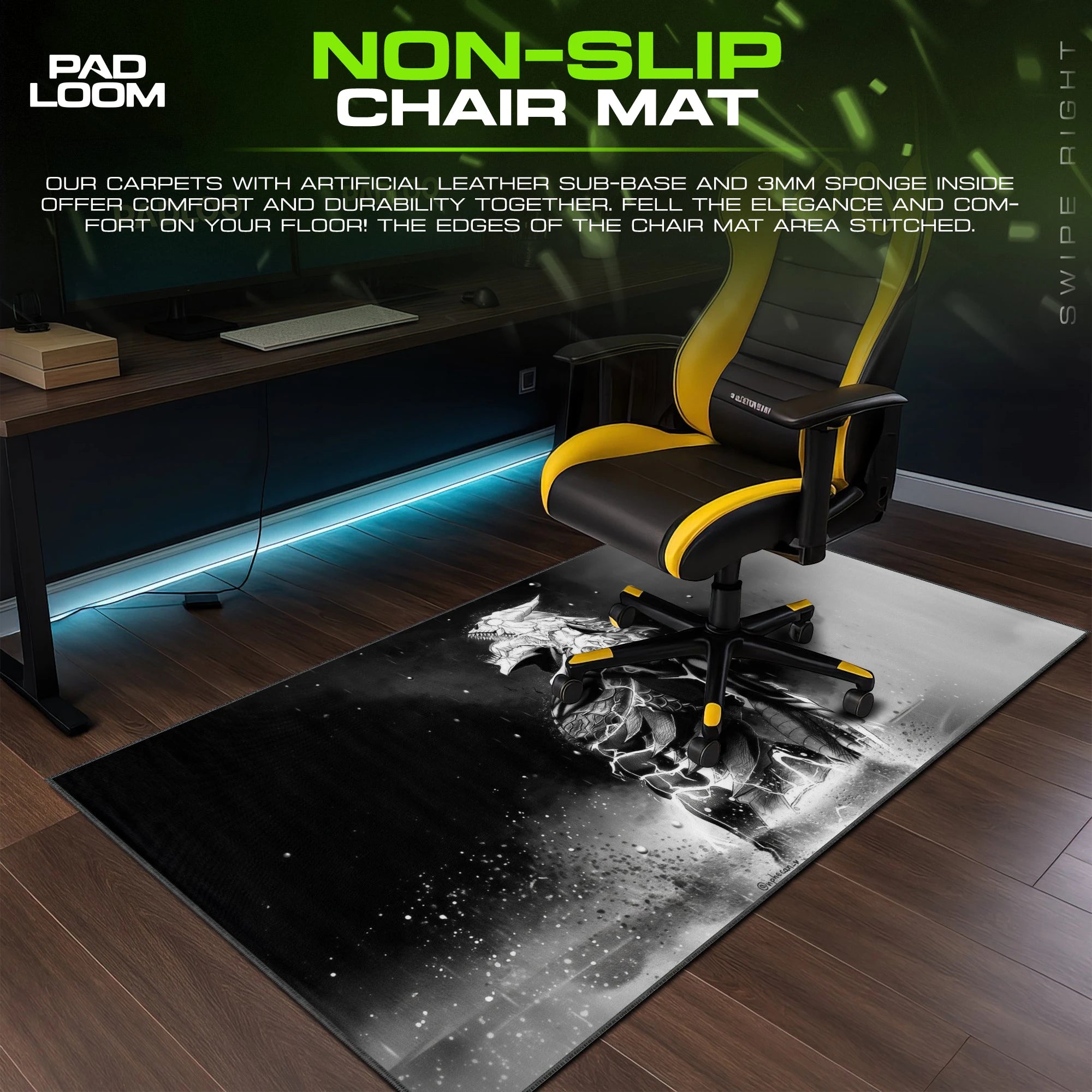 Kaiju No. 8 Mono Storm Mouse Pad - Anime Desk Mat