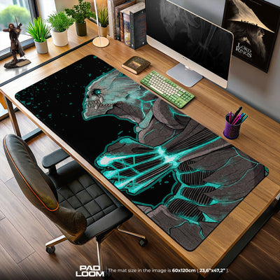 Kaiju No. 8 Mouse Pad, Monster Form Gaming Desk Mat