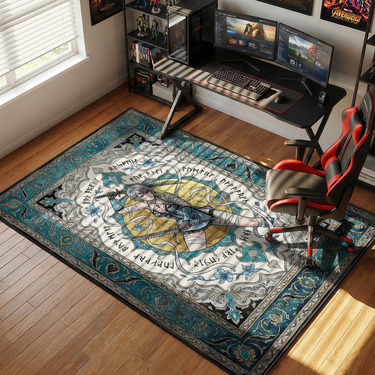 Kainé Mystic Blade Rug - Nier Replicant Chair Mat