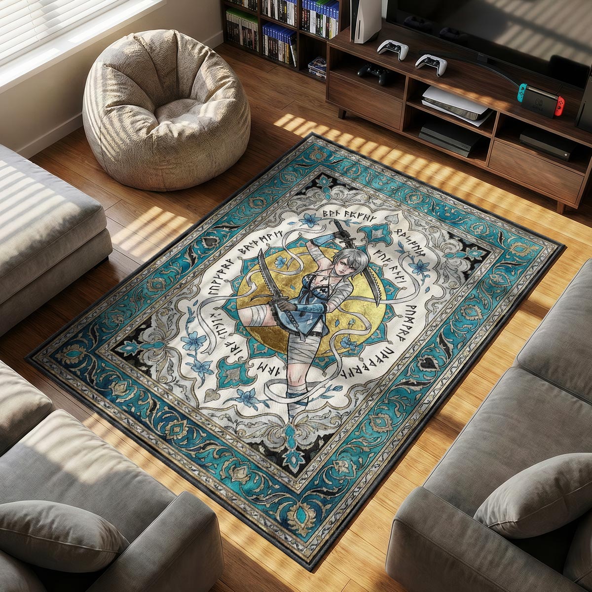 Kainé Mystic Blade Rug - Nier Replicant Chair Mat