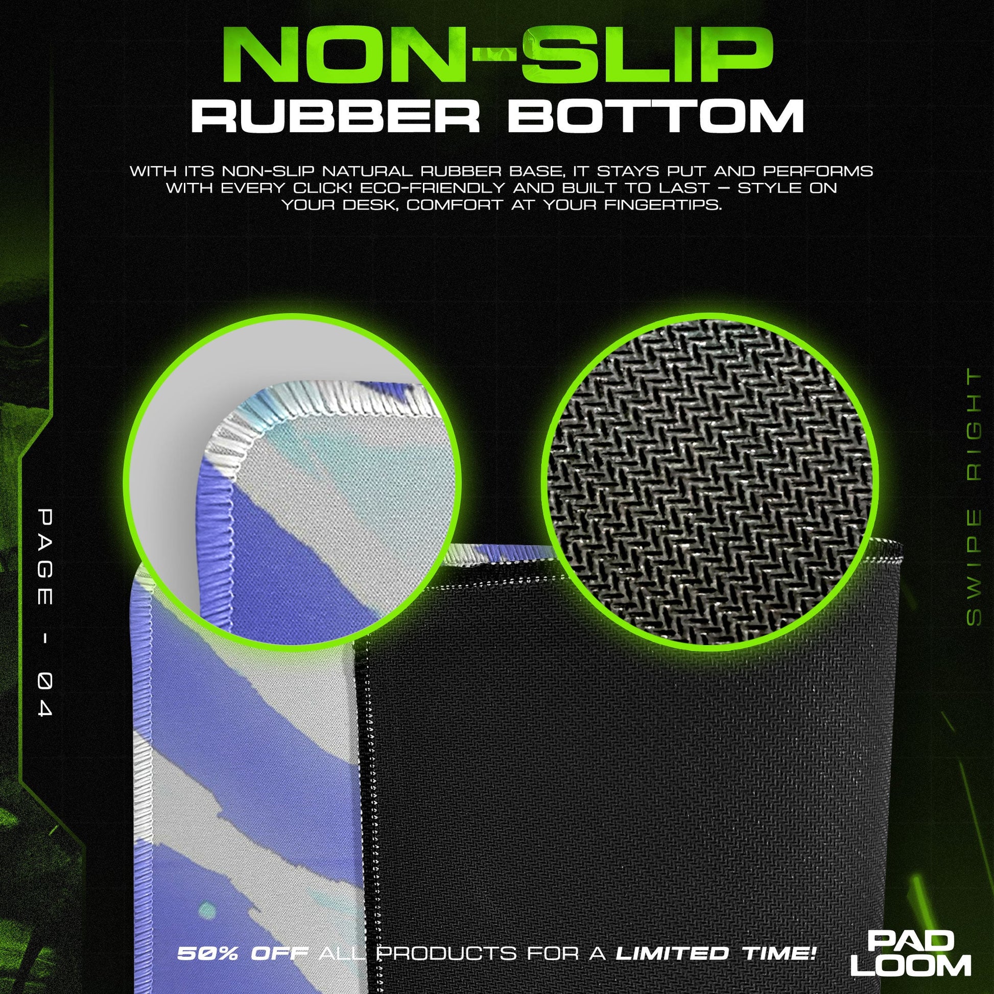 Kakashi Chidori Burst Mouse Pad - Electric Anime Desk Mat Padloom