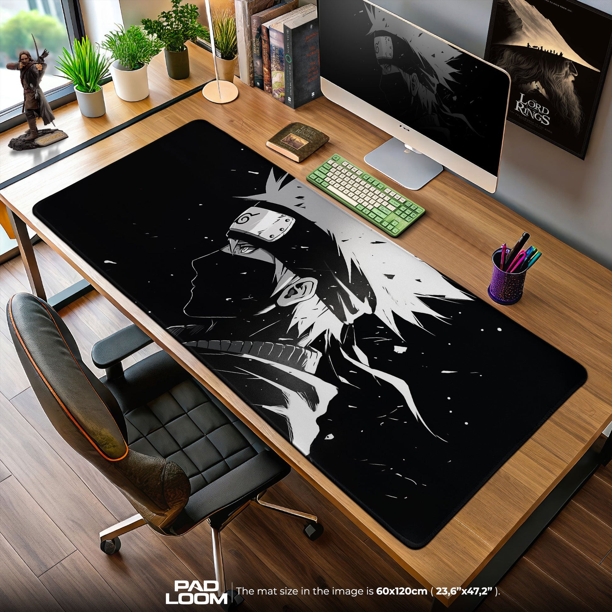 Kakashi Mouse Pad - Shadow Sensei Anime Desk Mat Padloom
