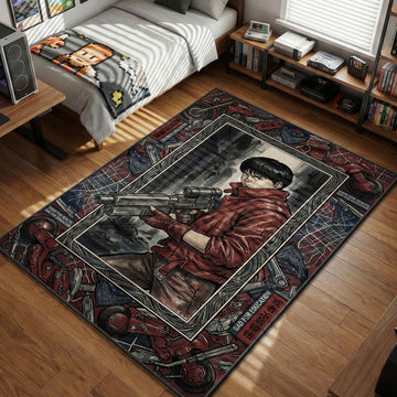 Kaneda Neo-Tokyo Cyberpunk Rug - Akira Chair Mat