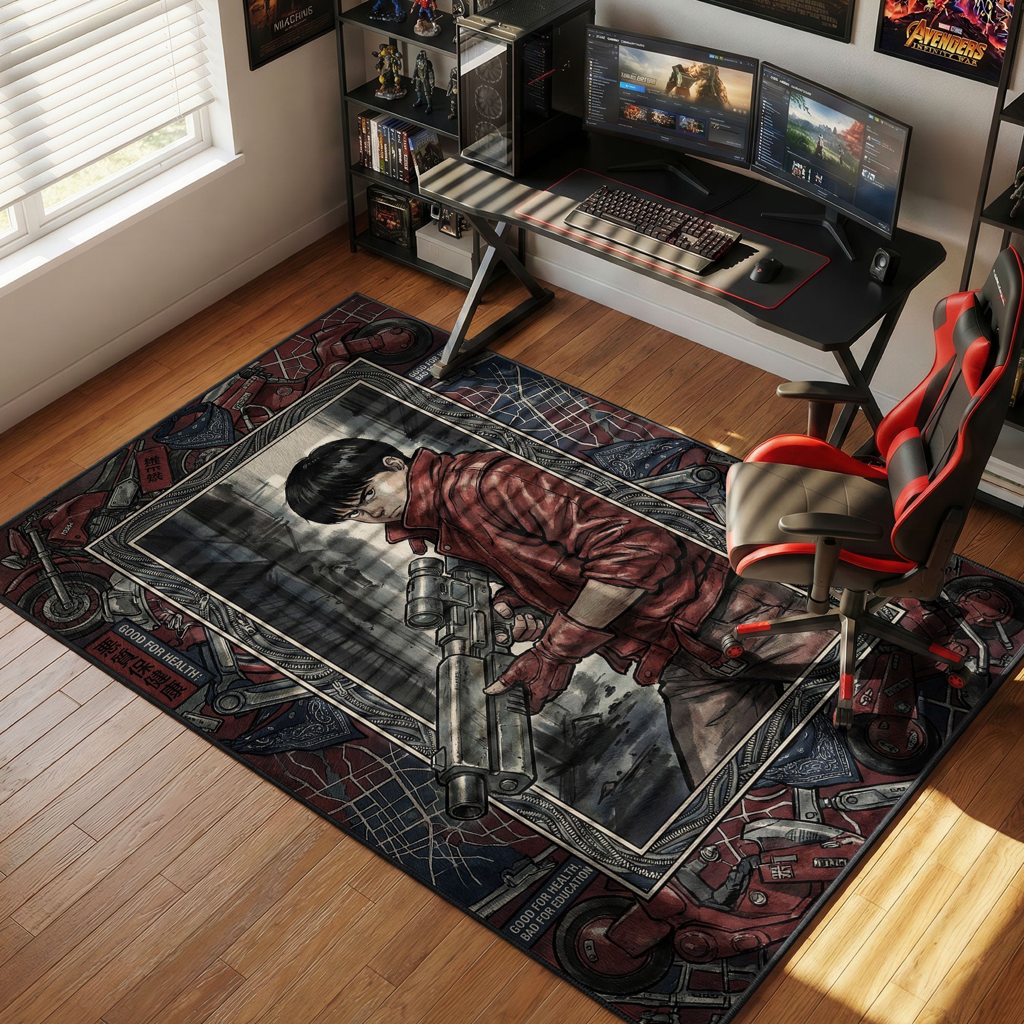 Kaneda Neo Tokyo Akira Chair rug — main product view