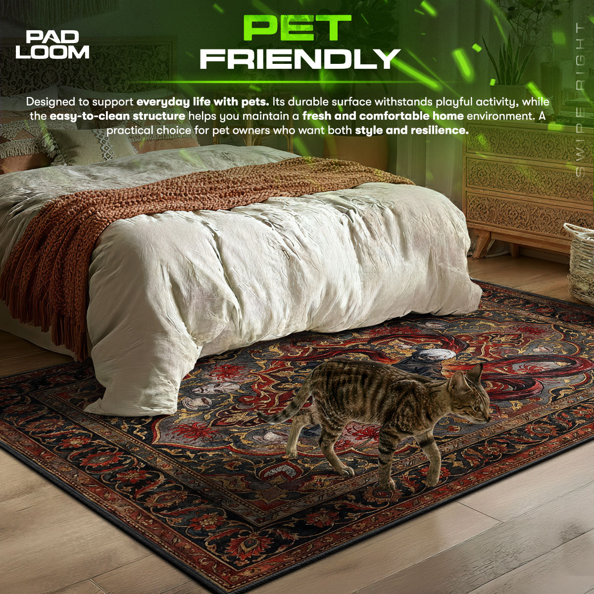 Kaneki Ken Kagune Attack Rug - Tokyo Ghoul Chair Mat