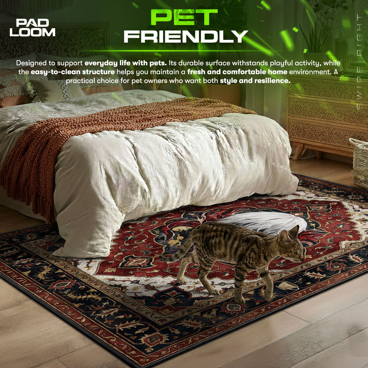 Kaneki Ken Mask Portrait Rug - Tokyo Ghoul Chair Mat