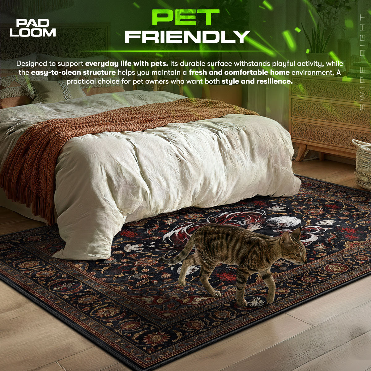 Kaneki Ken Spider Lily Rug - Tokyo Ghoul Chair Mat