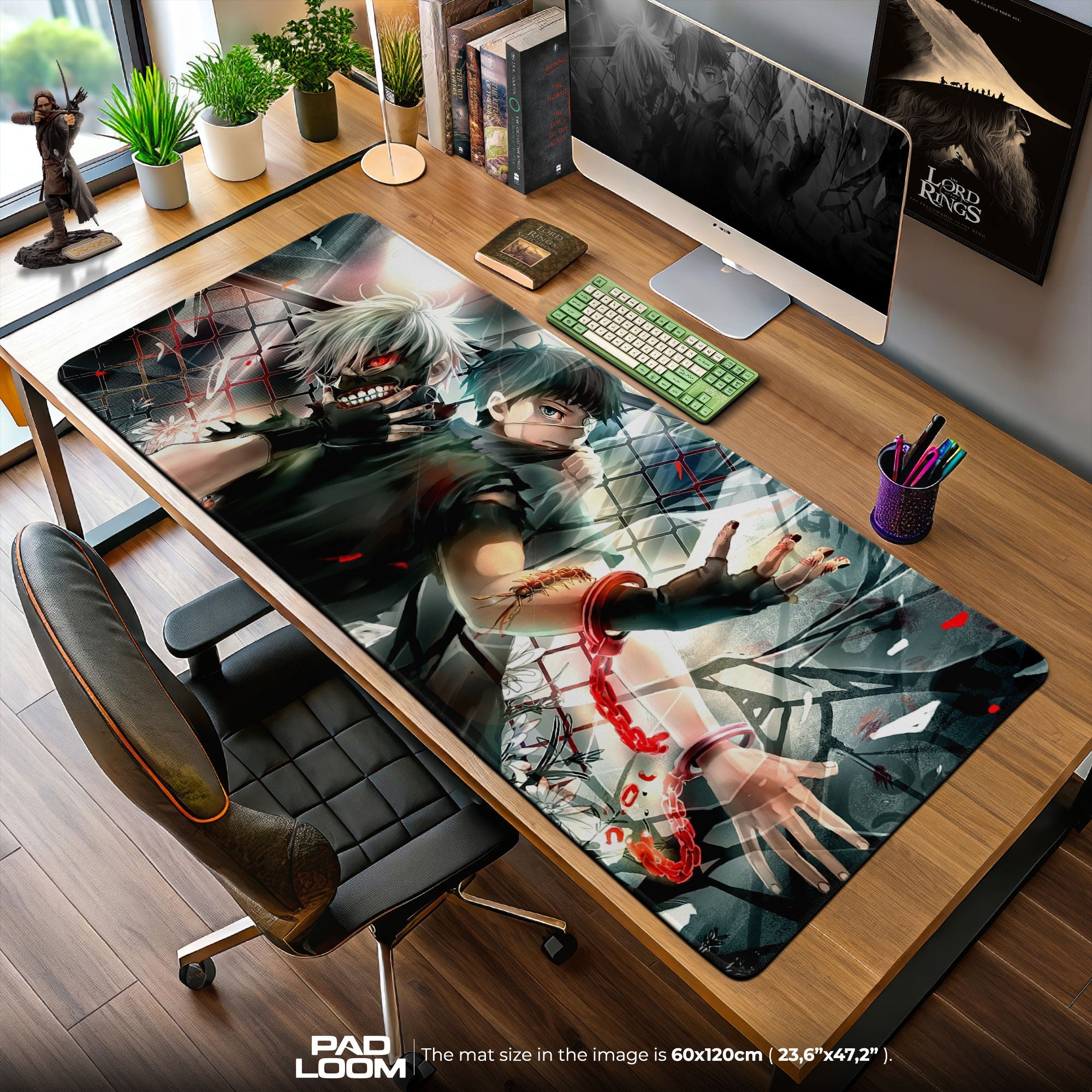 Kaneki Mouse Pad - Duality Unleashed Anime Desk Mat Padloom