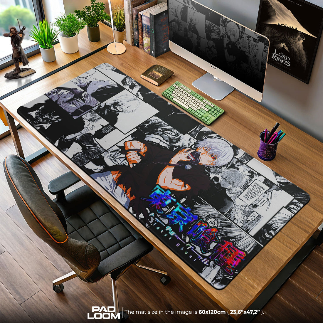 Kaneki Mouse Pad - Manga Awakening Anime Desk Mat Padloom