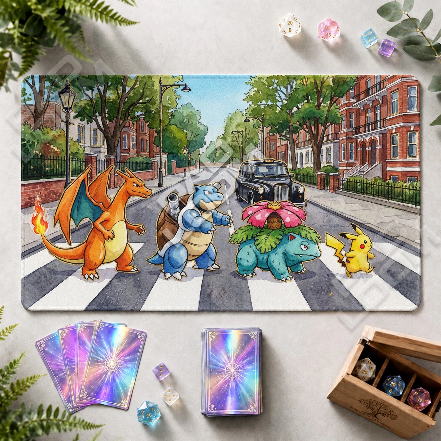 Kanto Finals Crossing Playmat - Pokemon Mat - view 2