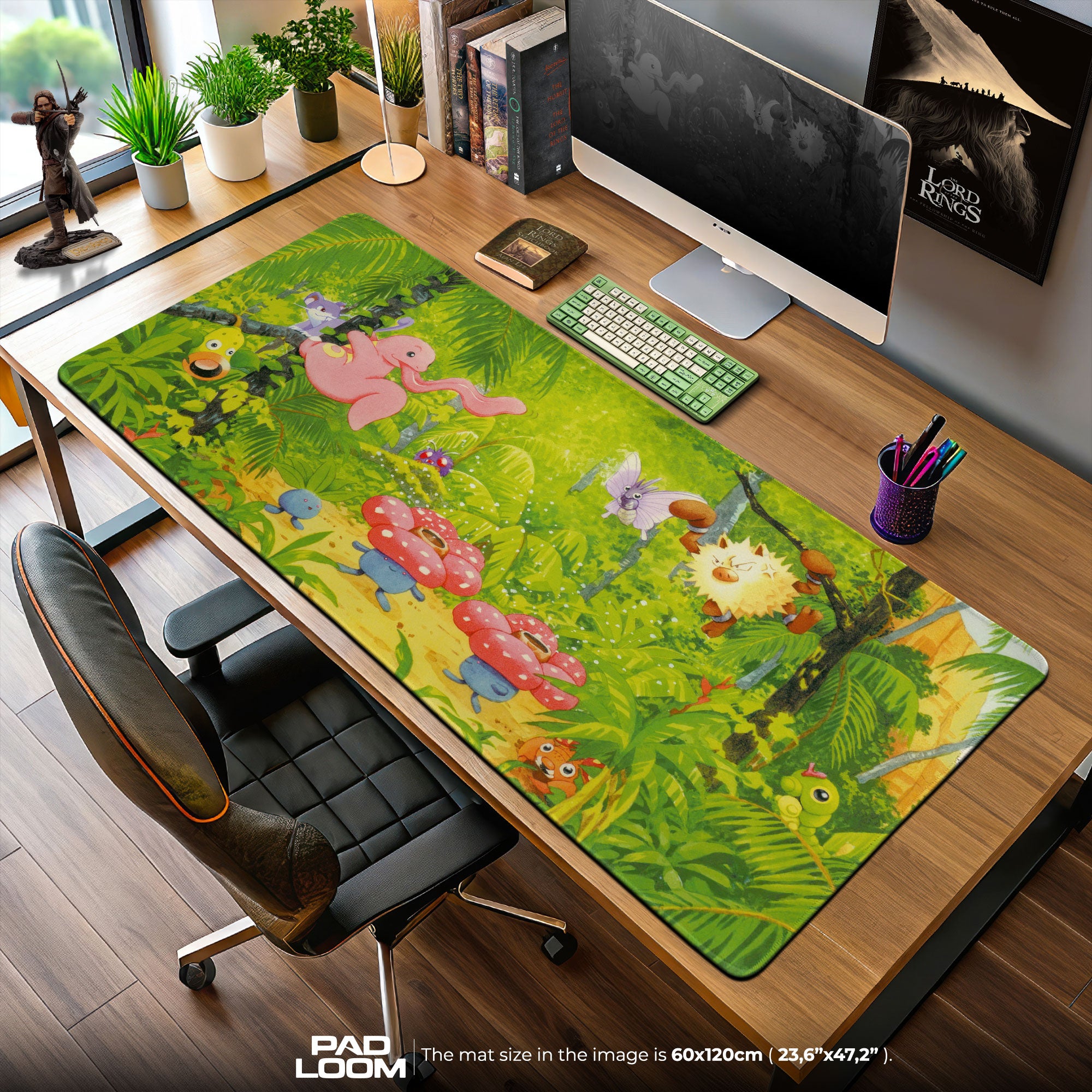 Kanto Forest Mouse Pad, Pokémon Jungle Gaming Mouse Pad