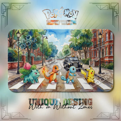 Kanto Starters Crossing Spielmatte - Pokémon-Matte