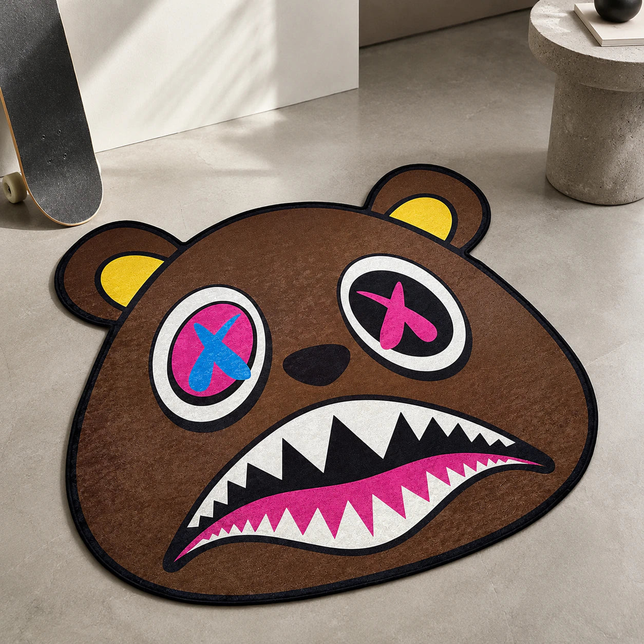 Kanye Bear Rug - Shaped Man Cave Area Rug