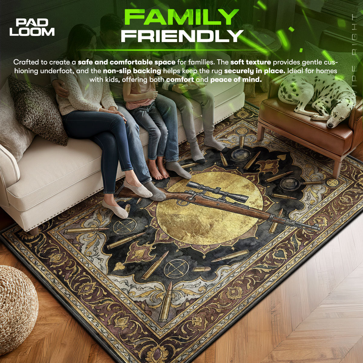 Kar98k Scharfschützen-Teppich - PUBG Stuhlmatte