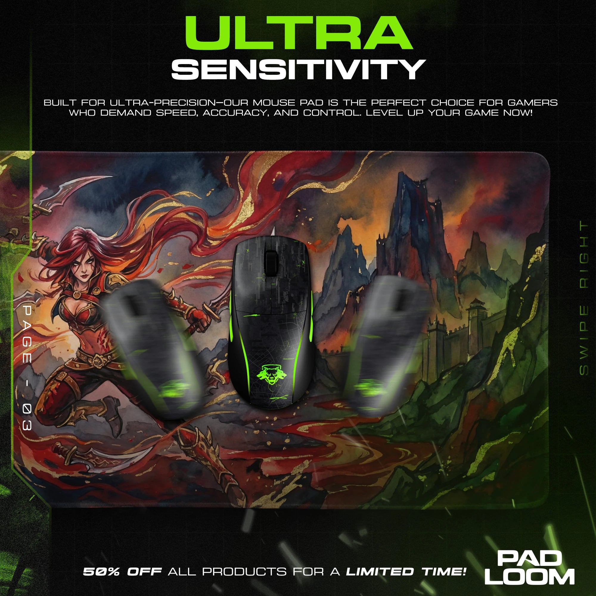 Katarina Blade Dance Mouse Pad - League of Legends Mat