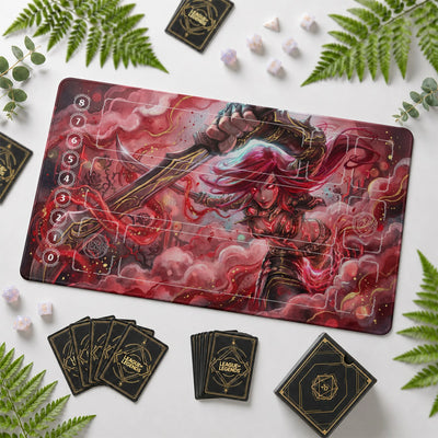 Katarina Crimson Playmat - LoL Riftbound TCG Mat