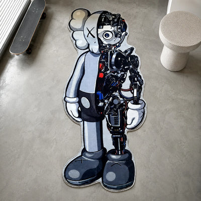 KAWS Cyborg Teppich - Geformter Man-Cave-Teppich
