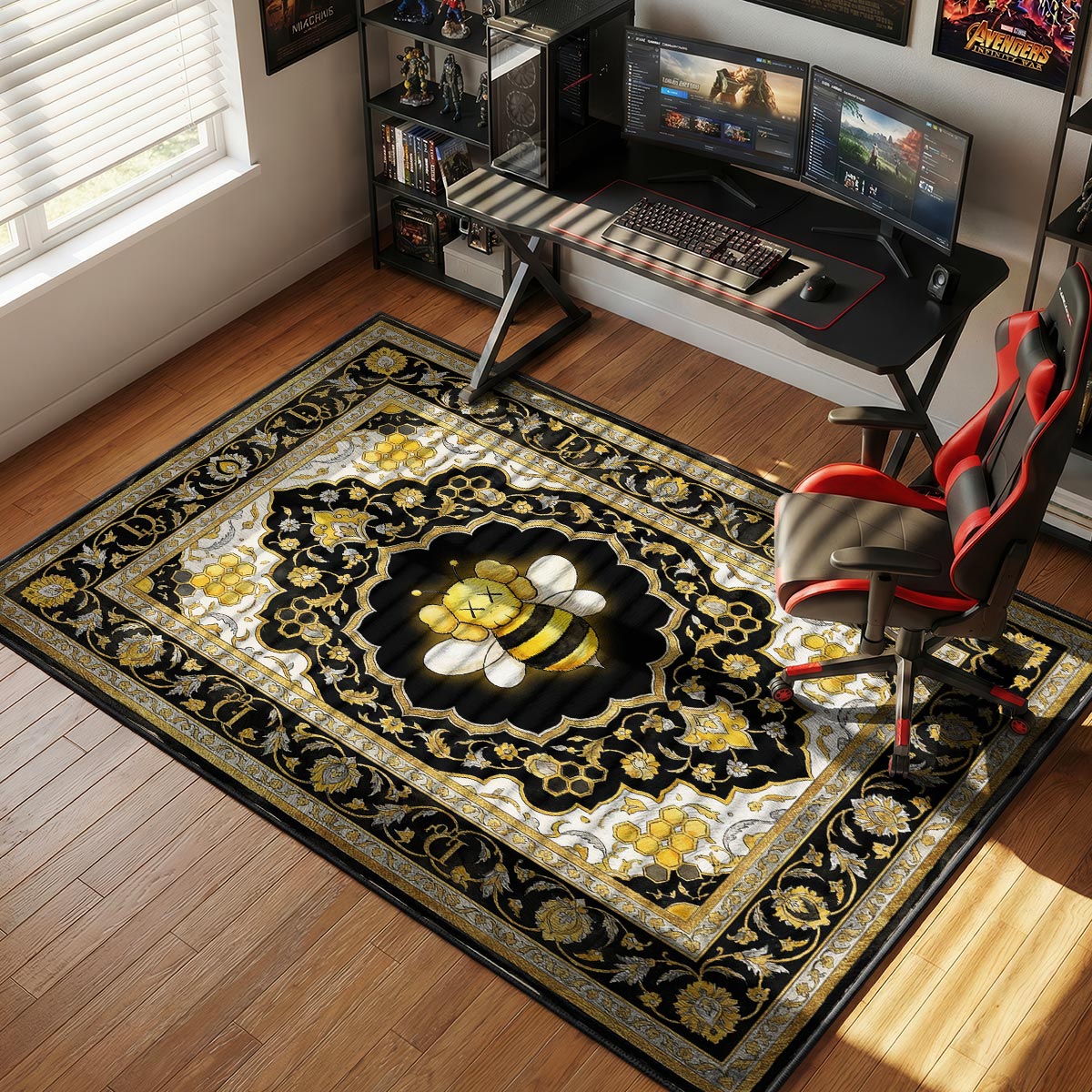 KAWS Dior Bee Persian Rug - Hypebeast Floor Mat