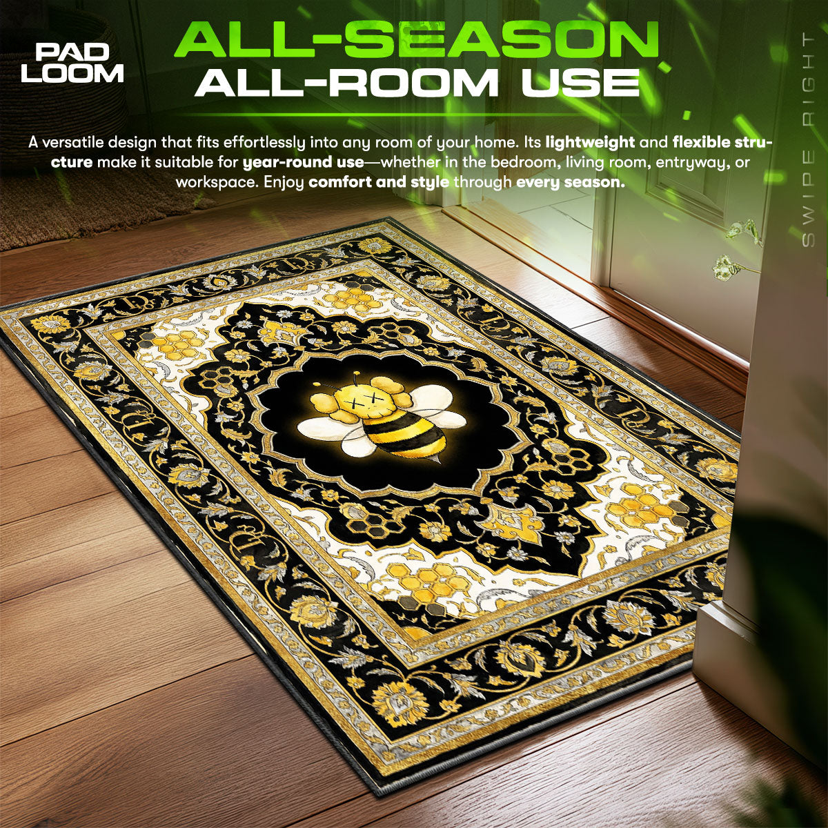 KAWS Dior Bee Persian Rug - Hypebeast Floor Mat