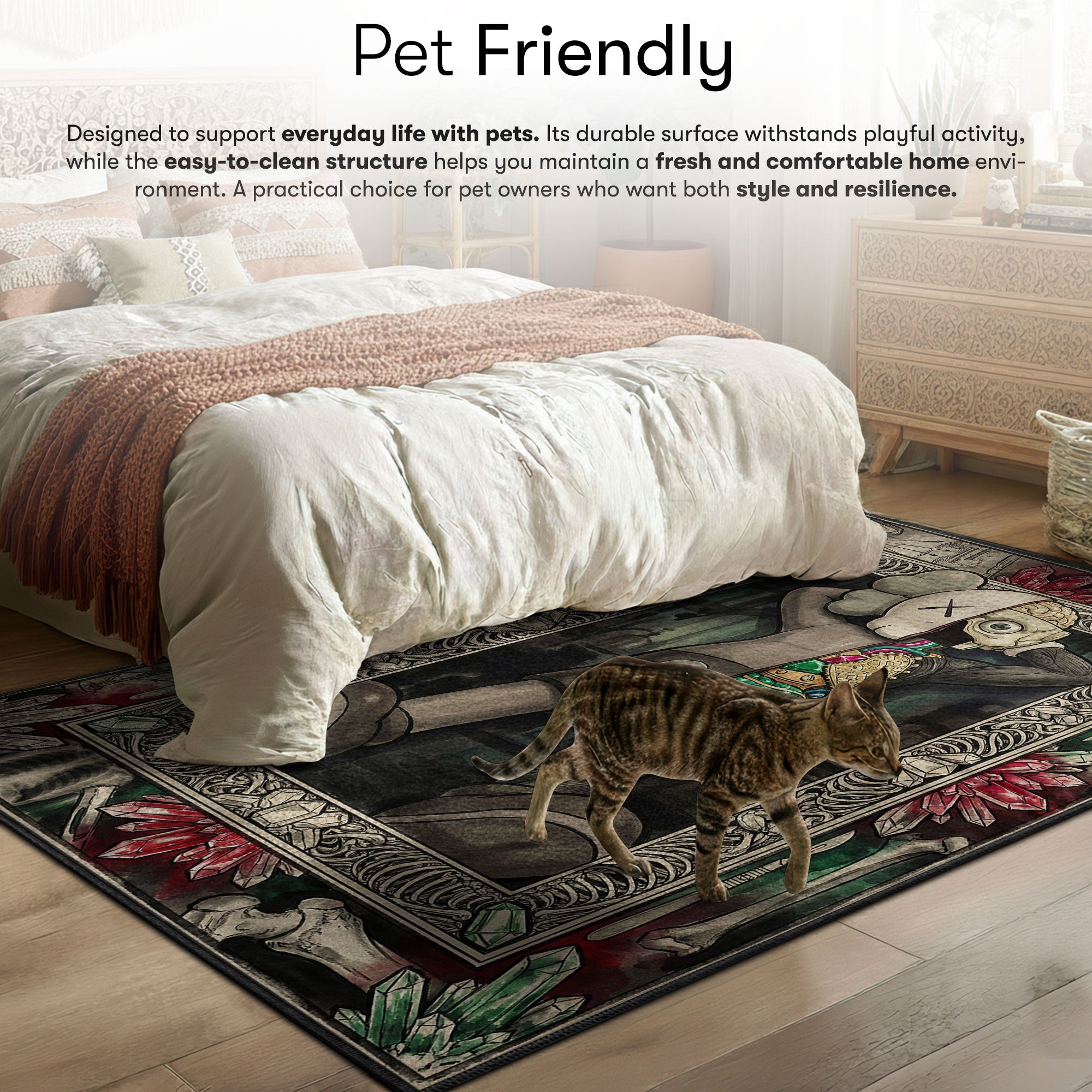 Kaws Dissected Anatomy Rug - Hypebeast Mat