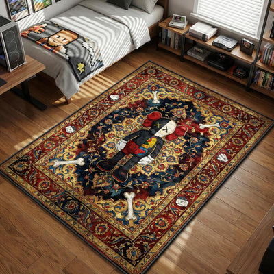 KAWS Flayed Persian Rug - Hypebeast Floor Mat