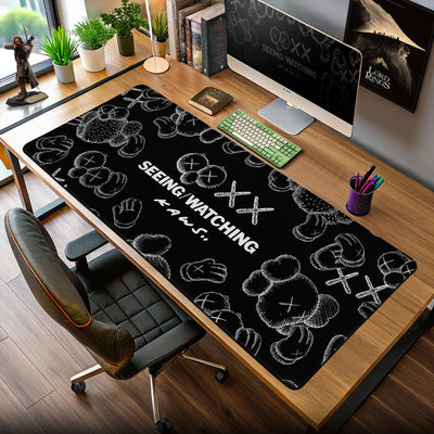 KAWS Seeing Watching Mouse Pad – Designer Desk Mat