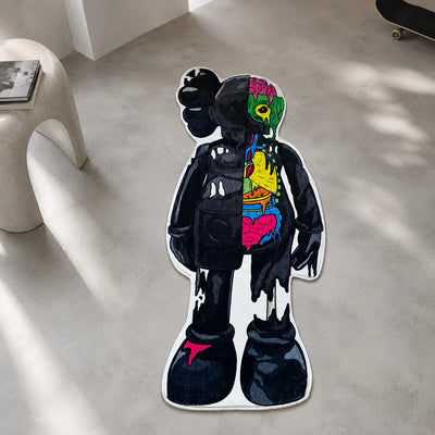 KAWS Zombie Teppich - Geformter Man-Cave-Teppich