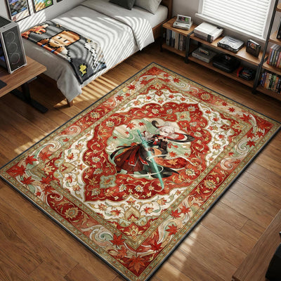 Kazuha Autumn Breeze Rug - Genshin Impact Chair Mat