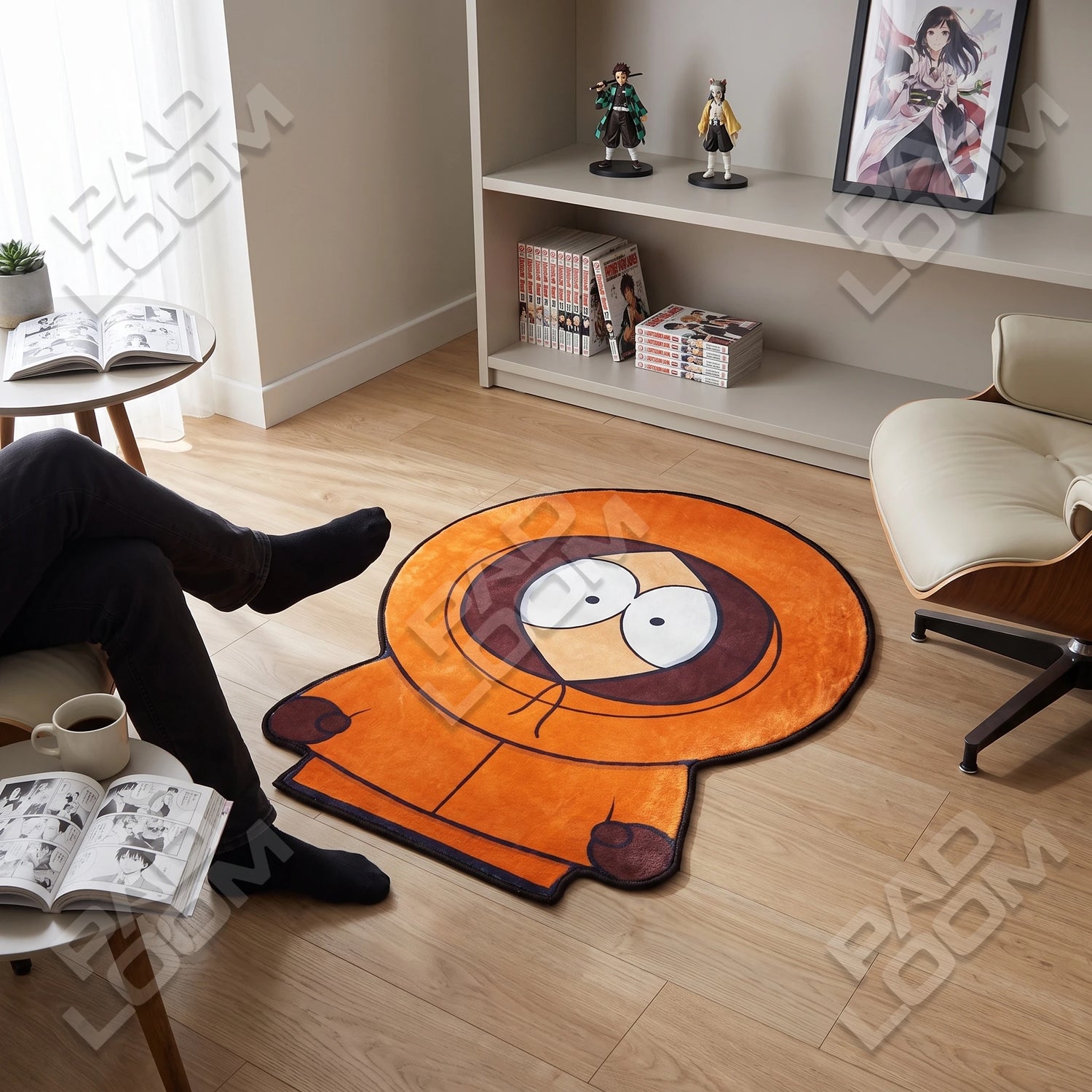Kenny McCormick Rug - Shaped Cartoon Area Rug