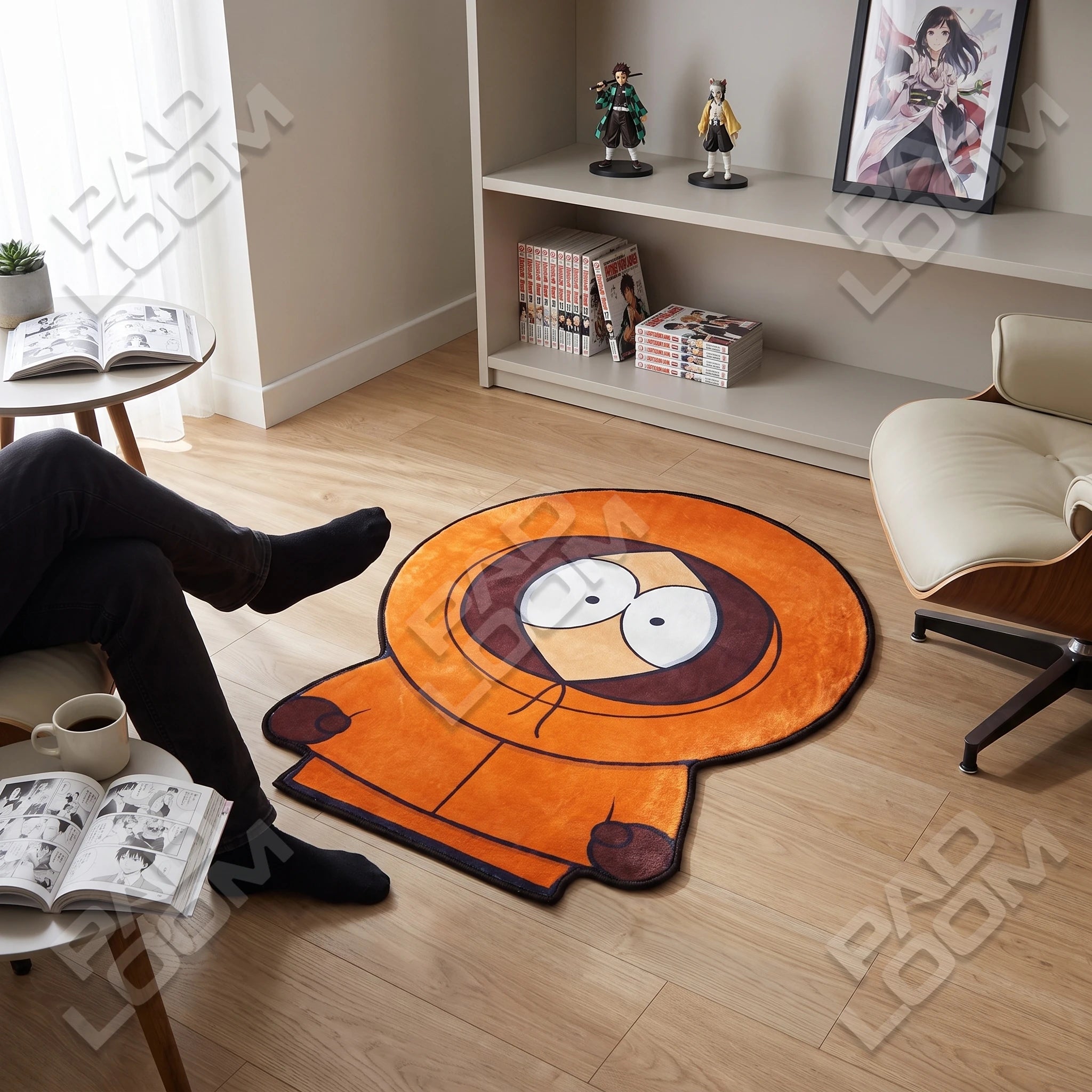 Kenny McCormick Rug - Shaped Cartoon Area Rug