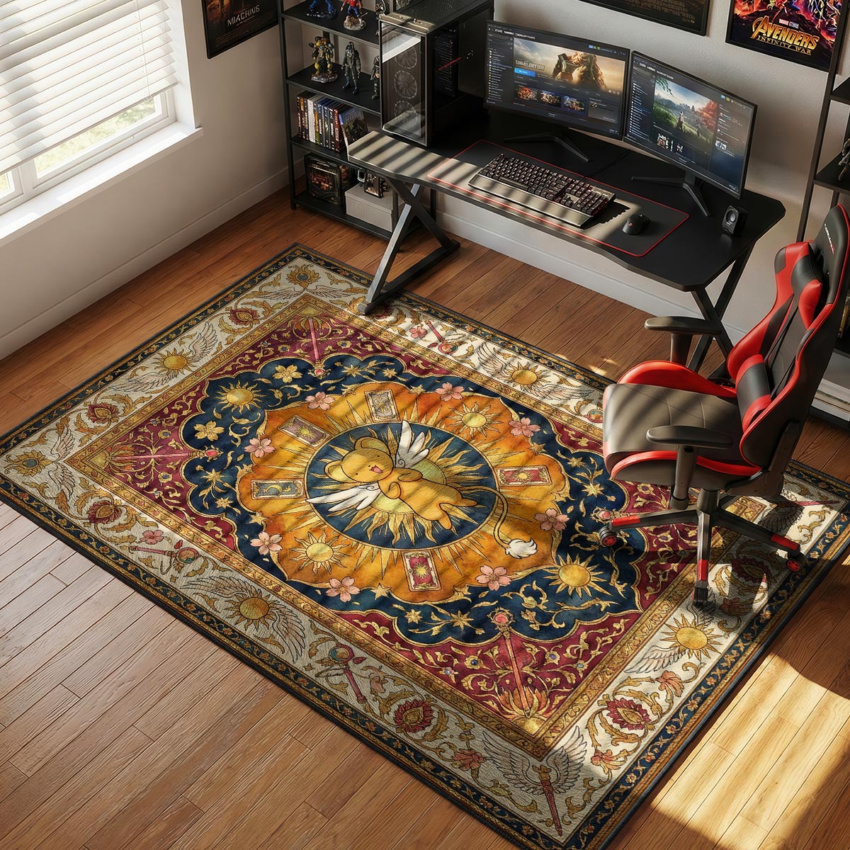 Keroberos Guardian Cardcaptor Sakura Chair rug — main product view