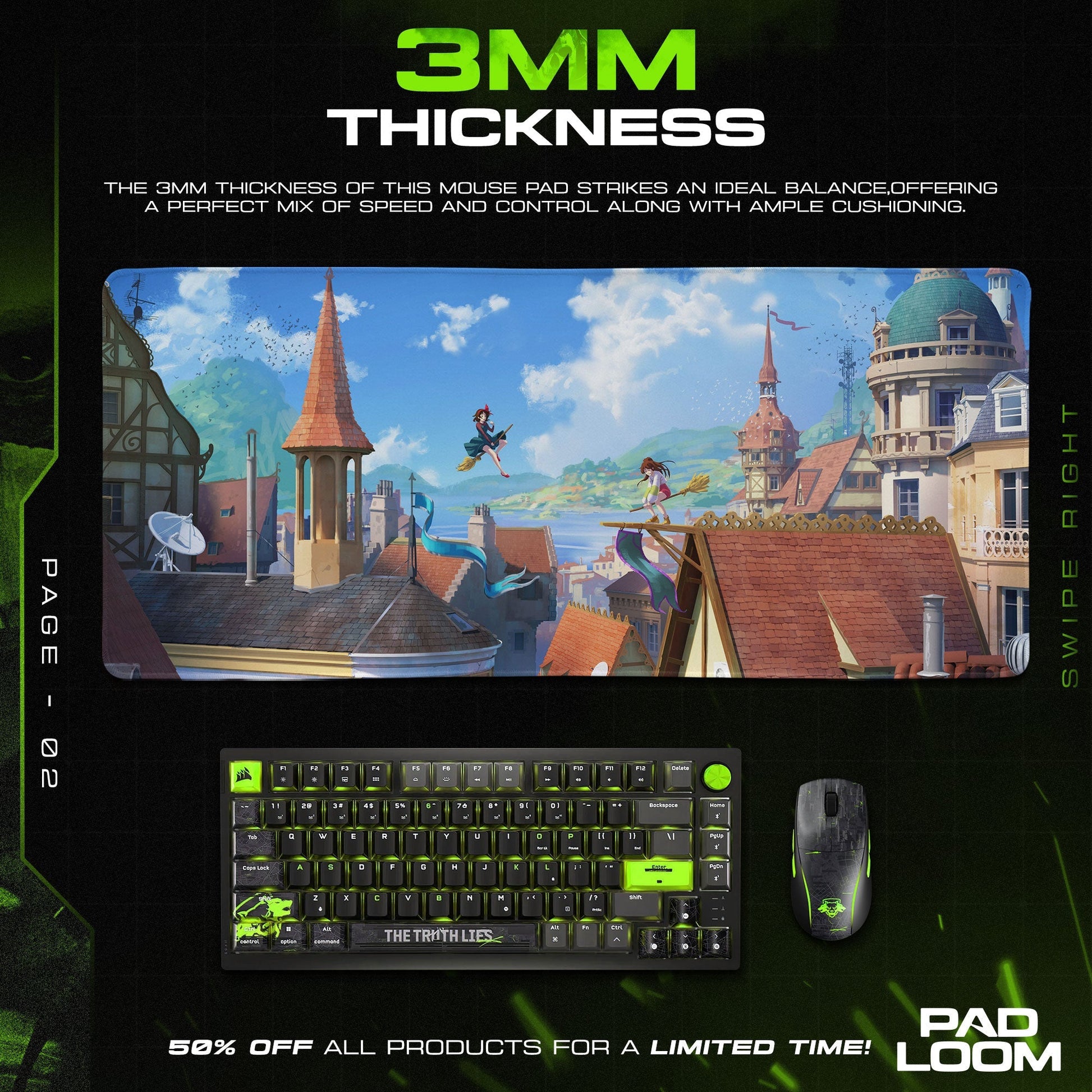 My Neighbor Totoro Mouse Pad - Studio Ghibli Anime Desk Mat Padloom