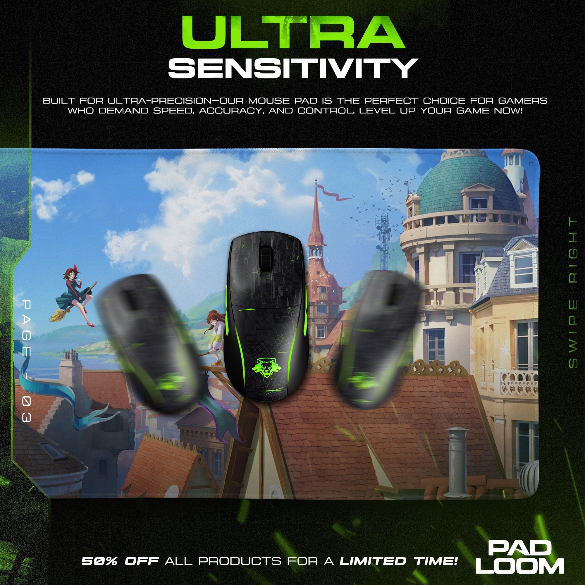 My Neighbor Totoro Mouse Pad - Studio Ghibli Anime Desk Mat Padloom