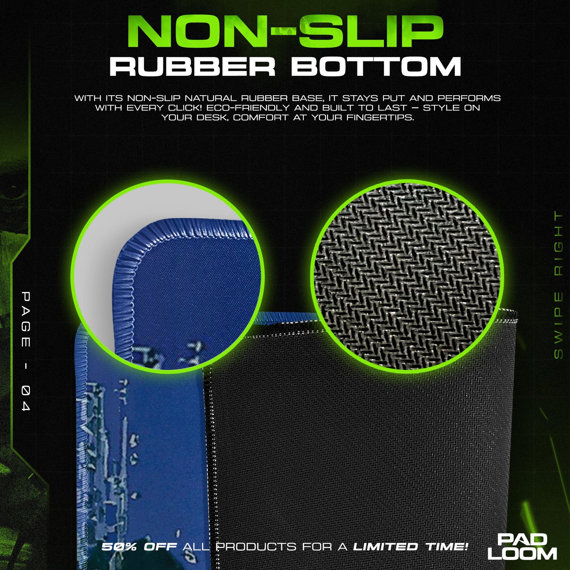 Princess Mononoke Mouse Pad - Studio Ghibli Anime Desk Mat Padloom